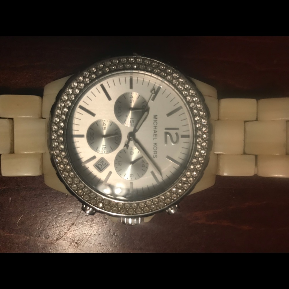 Michael Kors Tortoise Shell Design Watch - image 2